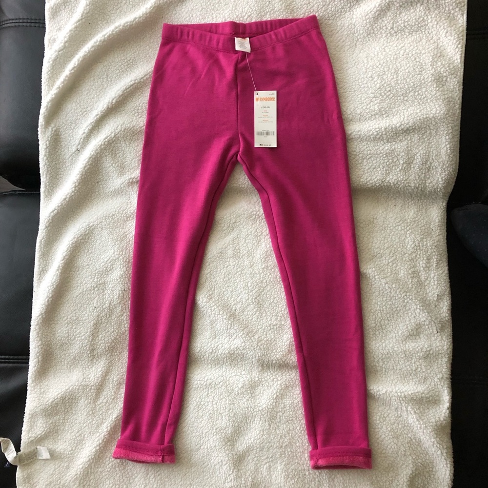 Gymboree pink cozy legging, size L (10-12)
